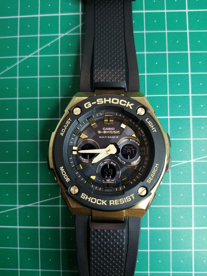 カシオ　G-shock G-steel GST-W300G 洗浄済み　美品