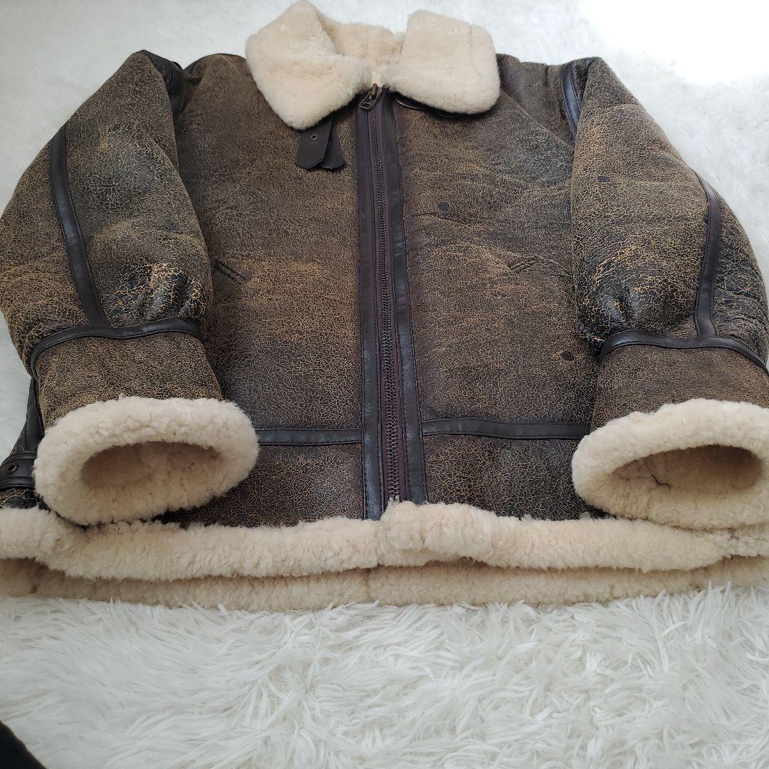 ⭐上西正輝⭐U.S.ARMY B-3 ムートンジャケット シープスキン