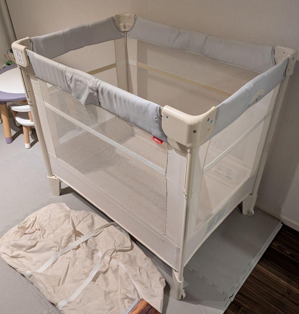 Aprica ココネルエアー　ベビーベッド　折りたたみ
