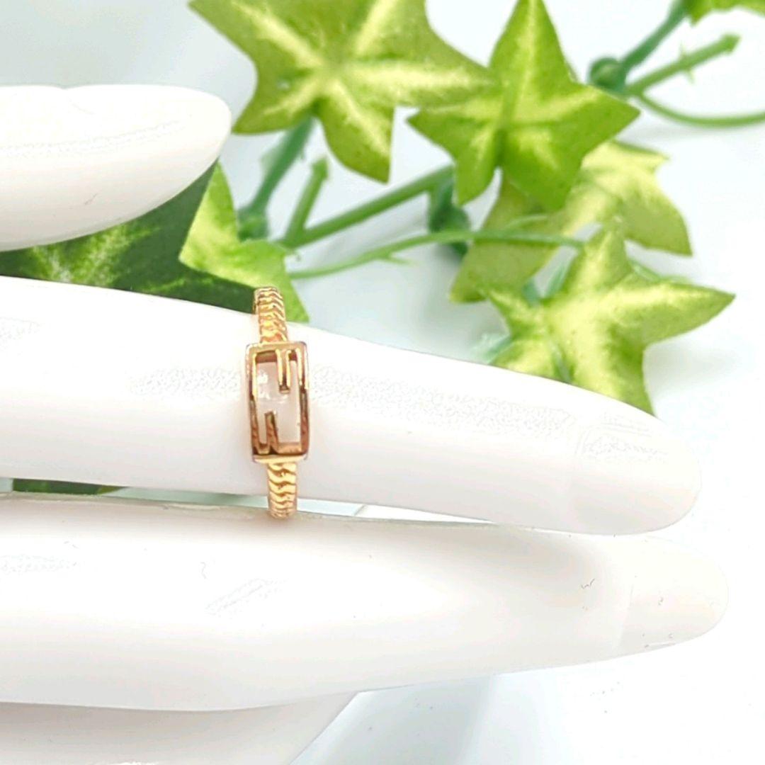 Fendi フェンディ　バケットデザイン　 リング　10号　Sサイズ