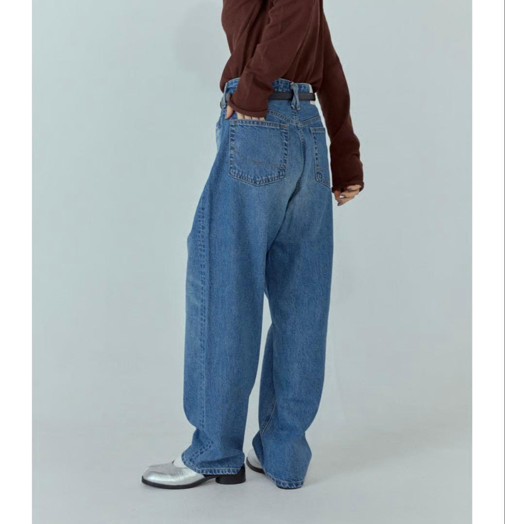 FASHIRU × SOMETHING バギーフィットジーンズ 0 日本製