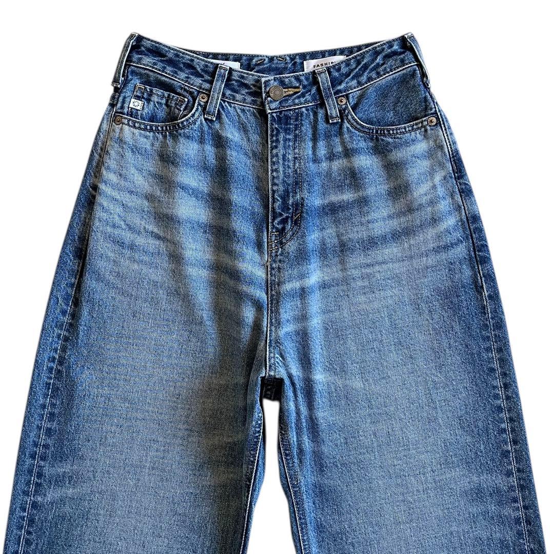 FASHIRU × SOMETHING バギーフィットジーンズ 0 日本製