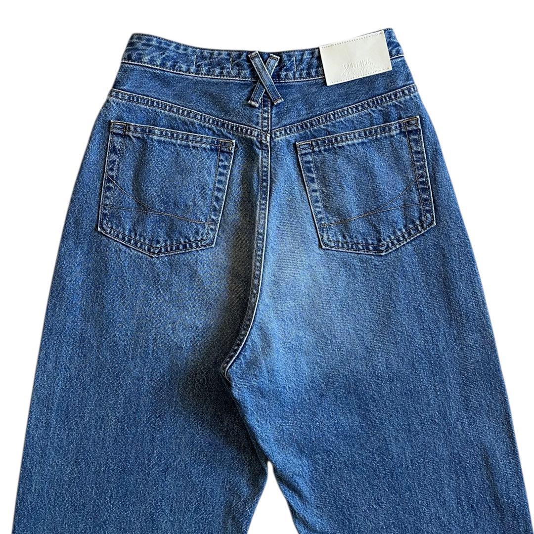 FASHIRU × SOMETHING バギーフィットジーンズ 0 日本製