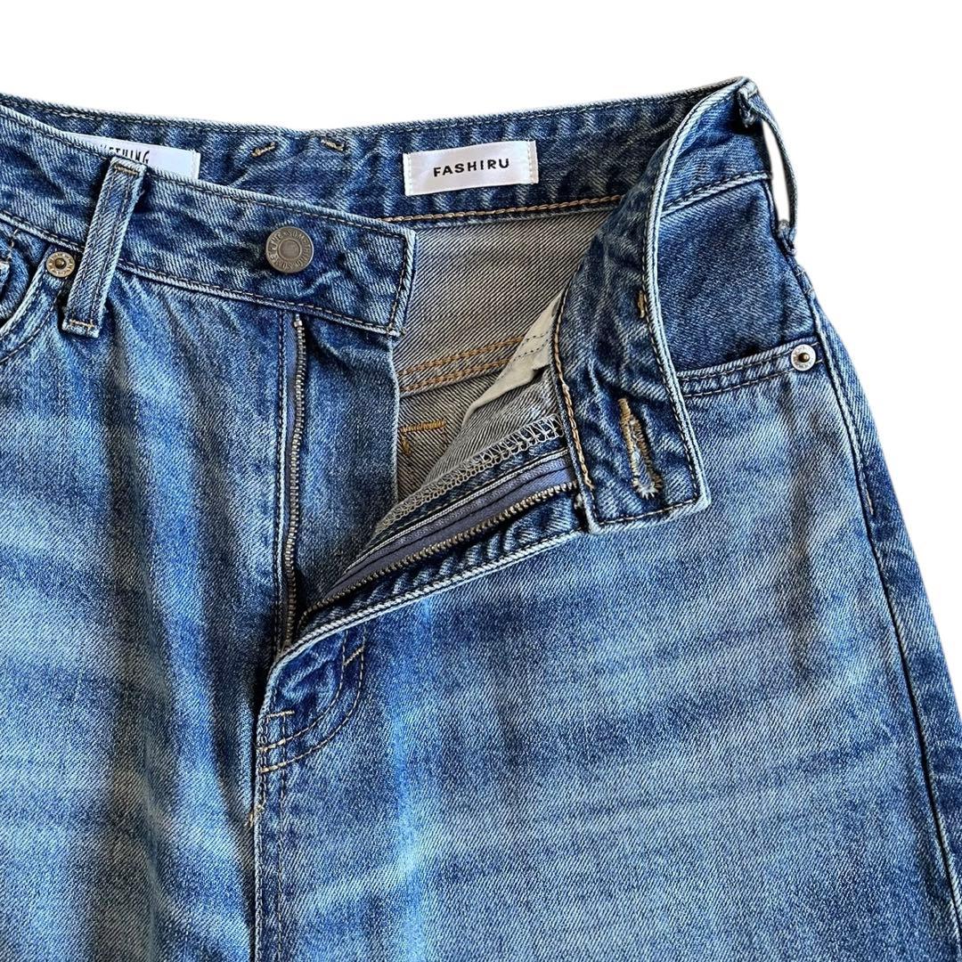 FASHIRU × SOMETHING バギーフィットジーンズ 0 日本製