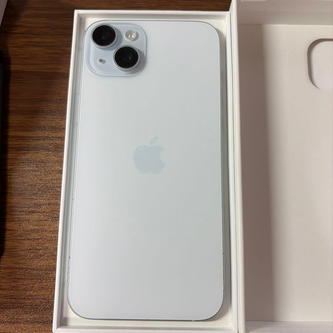 iPhone 15plus ブルー 6.7インチ 本体 simフリー