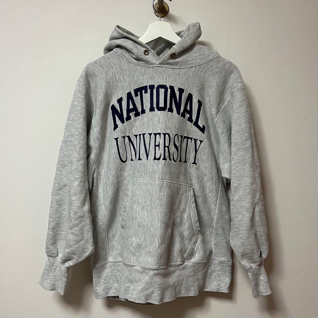 champion 90s リバースウィーブ パーカー L usa　刺繍タグ　2段