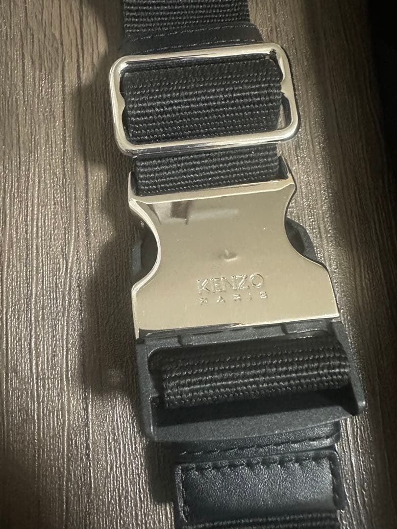 KENZO ボディバッグ ウエストポーチ メンズ レディース ナイロン ブラック