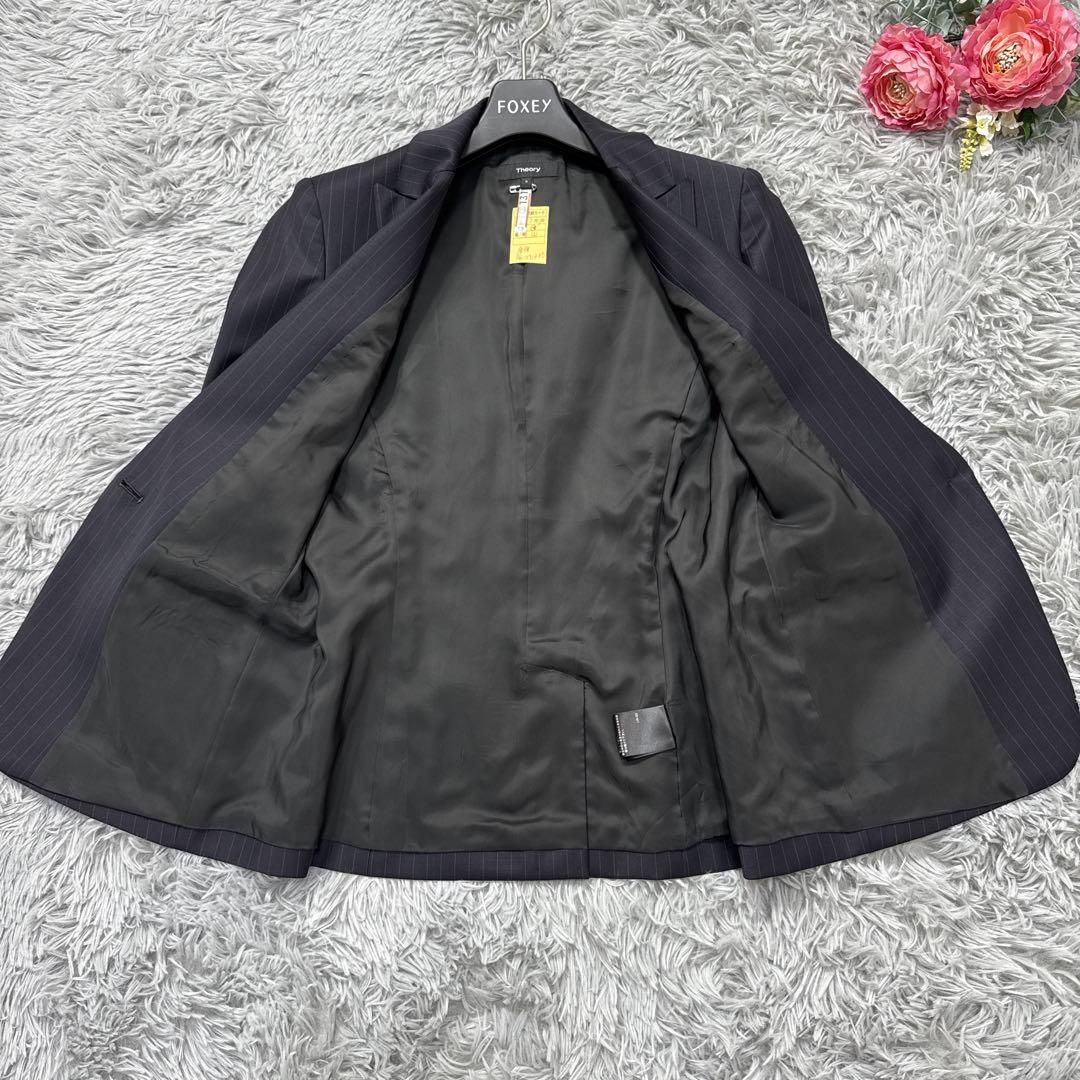 極美品✨近年 セオリー セットアップスーツ ATLAS ピンストライプ ネイビー