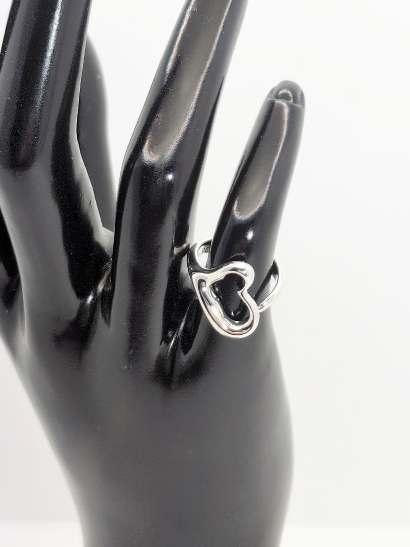 TIFFANY＆CO.　ティファニー　リング　オープンハート　7号　新品仕上げ