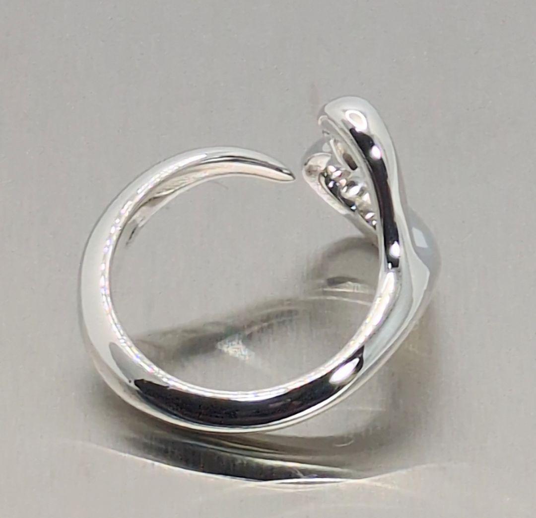 TIFFANY＆CO.　ティファニー　リング　オープンハート　7号　新品仕上げ