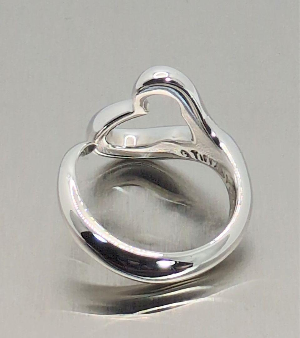 TIFFANY＆CO.　ティファニー　リング　オープンハート　7号　新品仕上げ