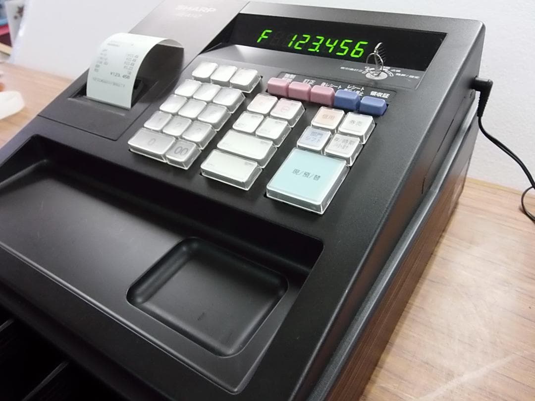 設定無料 シャープ XE-A147-B 軽減税率対応 レジスター 250726