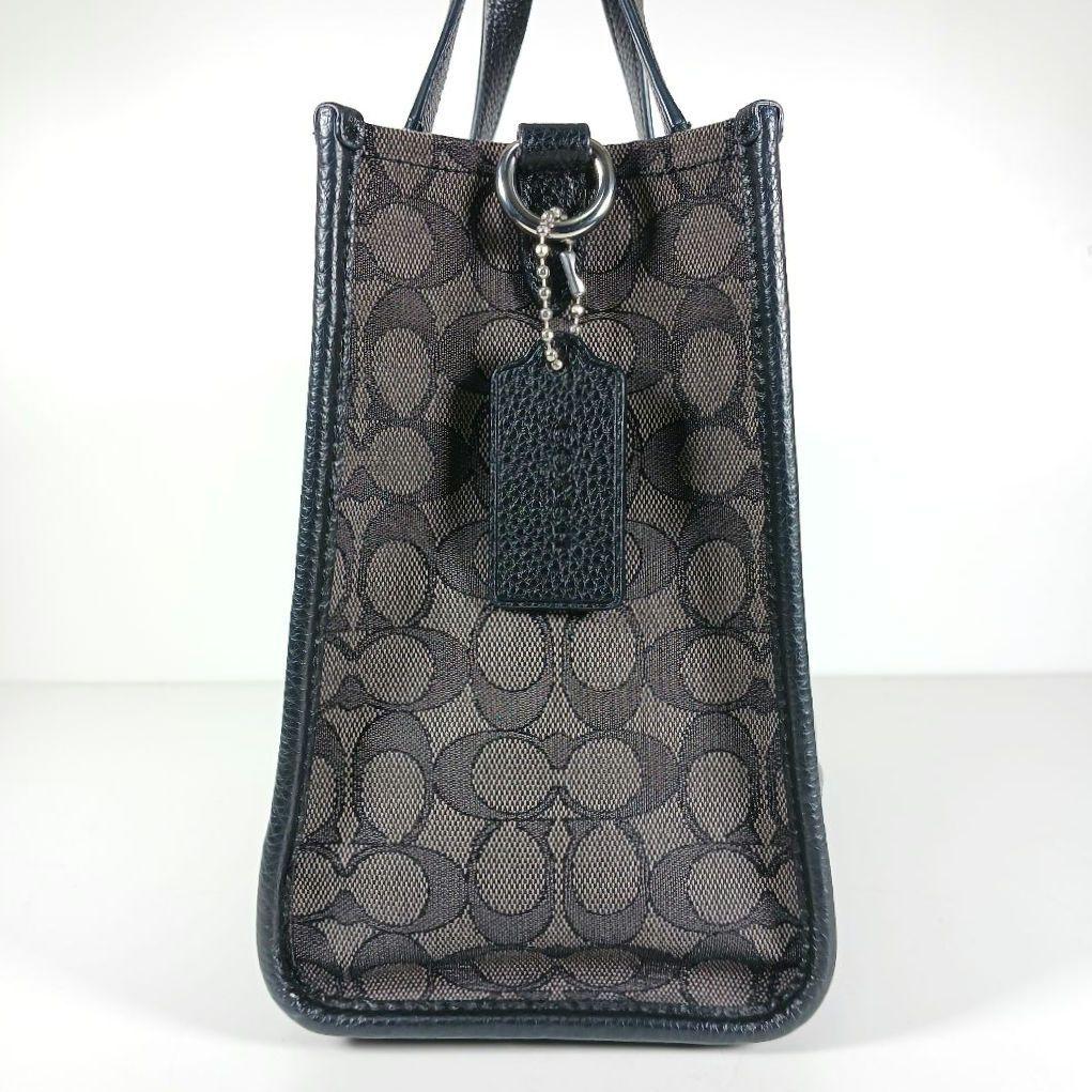 ✨美品✨コーチ　シグネチャー　ジャガード デンプシー　キャリーオール　2way