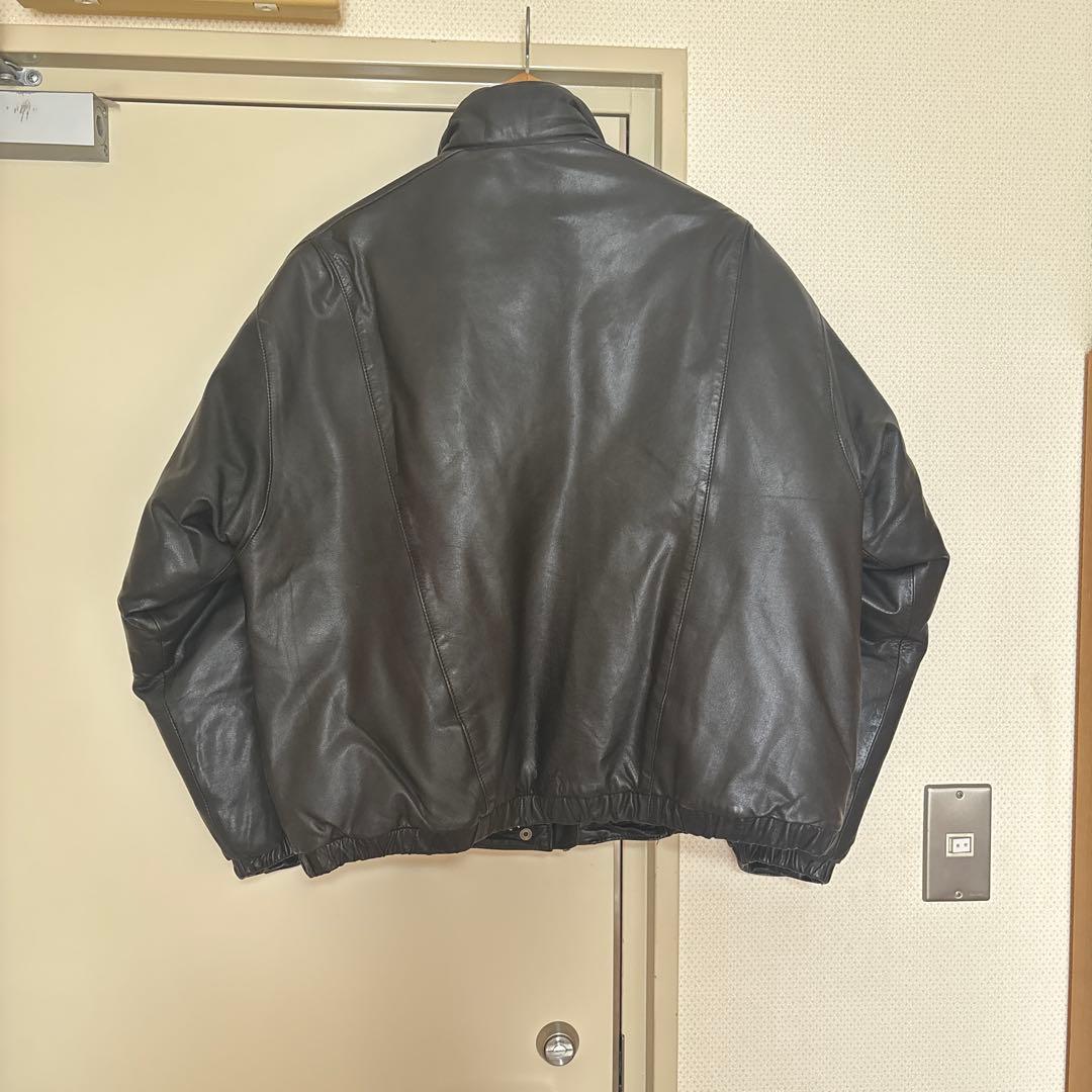 ぴ*ん様 Eddie Bauer 80年代 レザーダウンジャケット