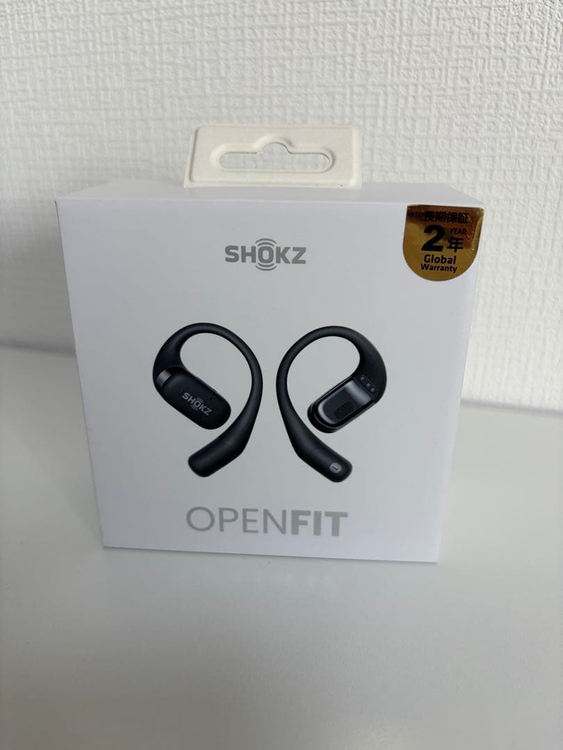 SHOKZ OPENFIT ワイヤレスイヤホン ブラック