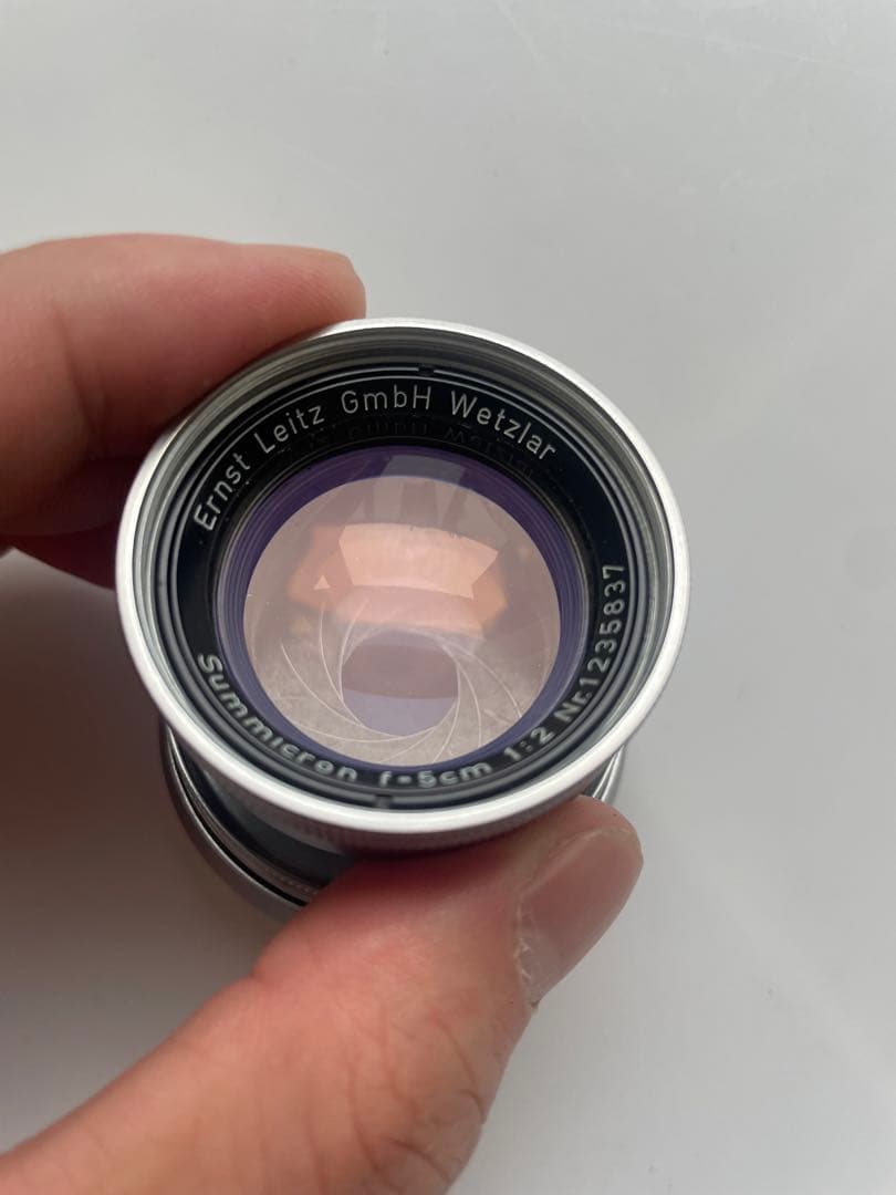 Leica Ernst Leitz Summicron 50mm f/2 レンズ