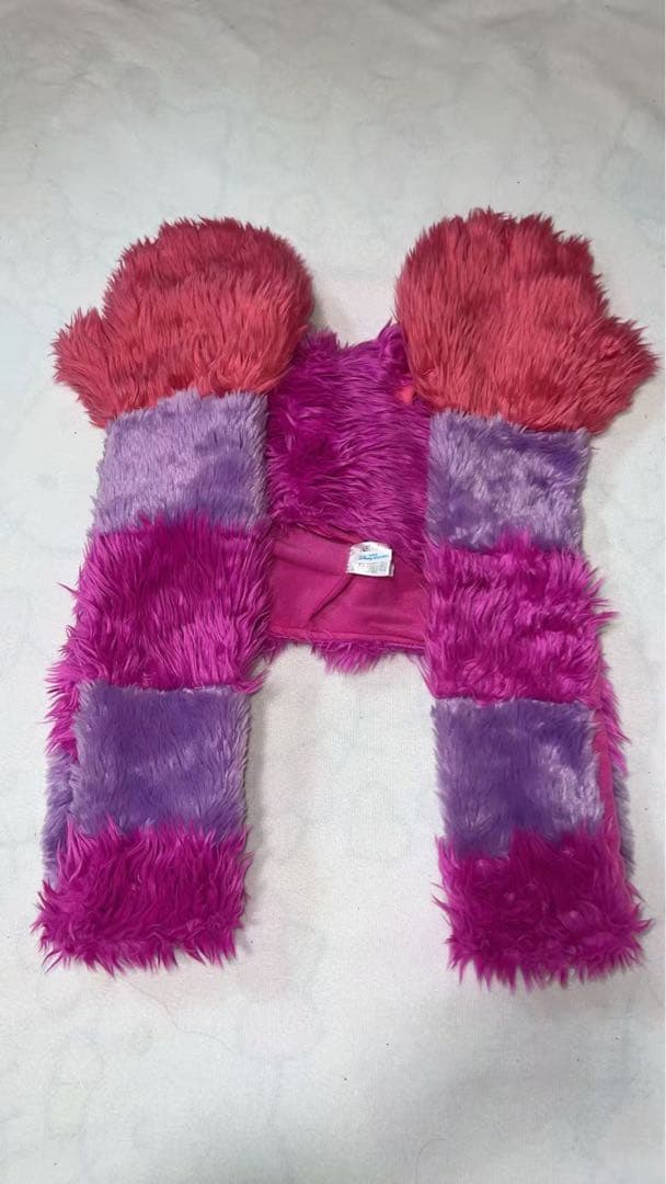 ディズニー　チャシャ猫　ファンキャップマフラー