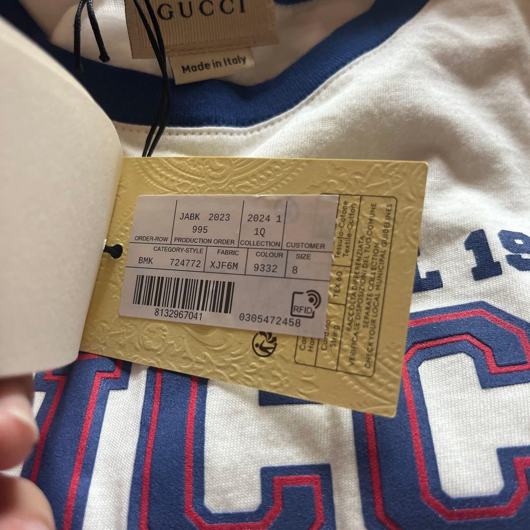 GUCCI ORIGINAL 1921 Tシャツ ホワイト/ネイビー