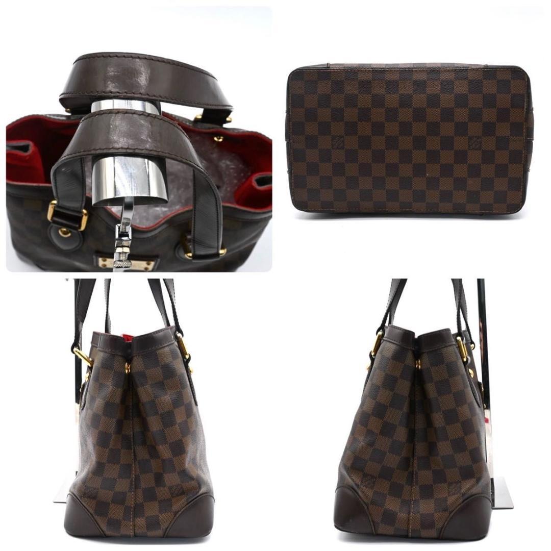 ルイヴィトン ダミエ エベヌ ハムステッドPM ハンドバッグ ブラウン