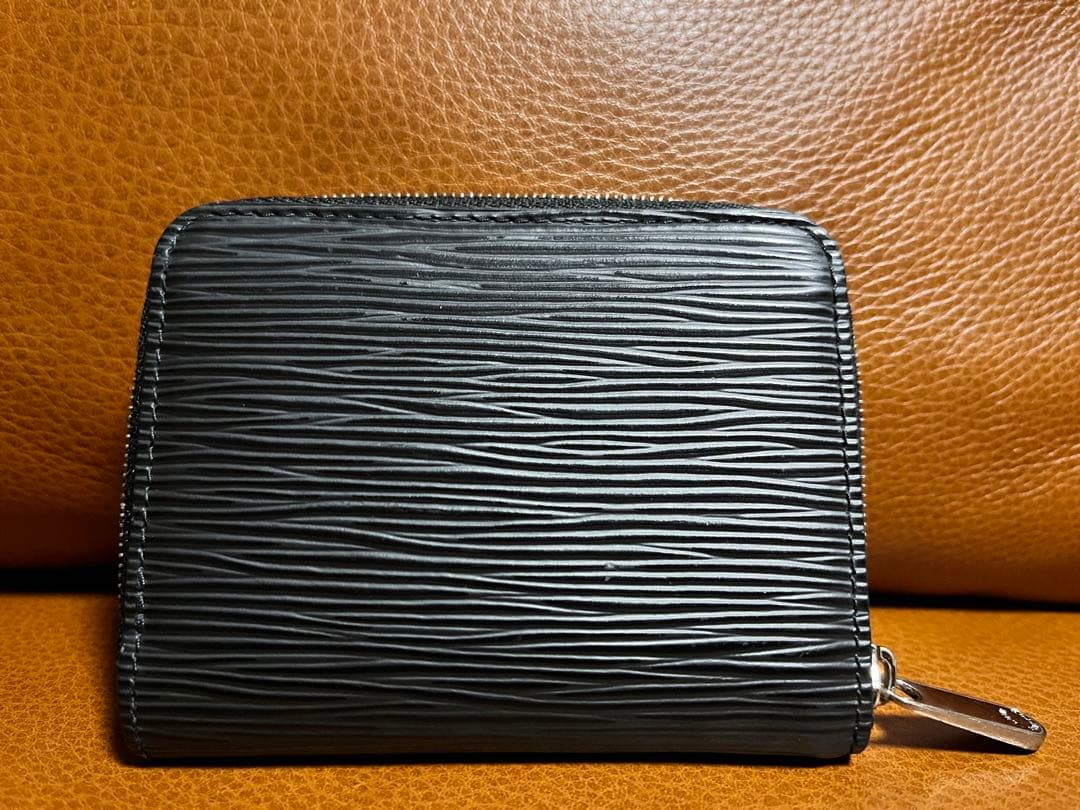 ブラック エピレザー ミニウォレット