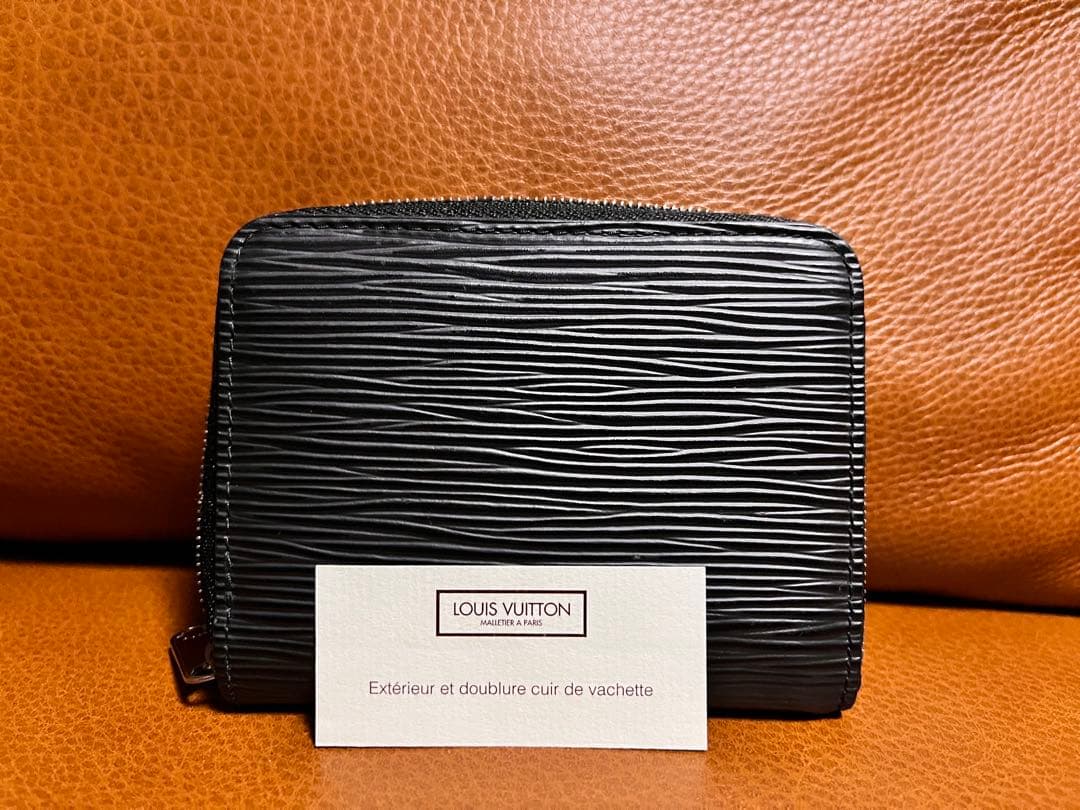 ブラック エピレザー ミニウォレット