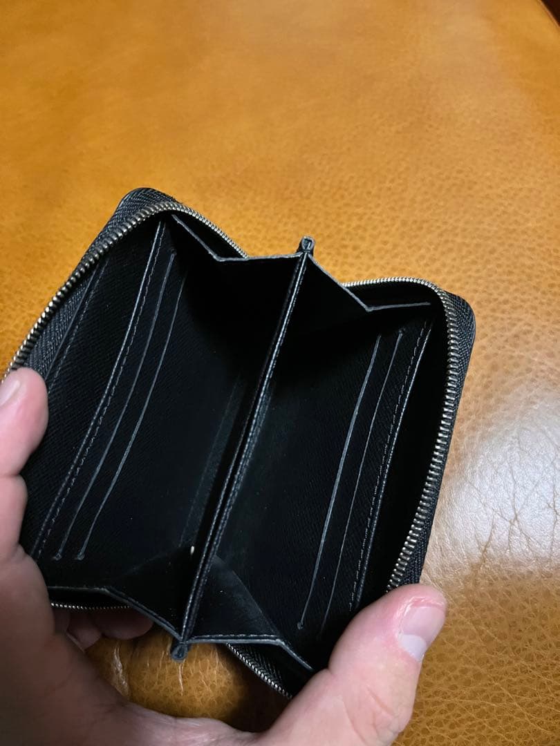 ブラック エピレザー ミニウォレット