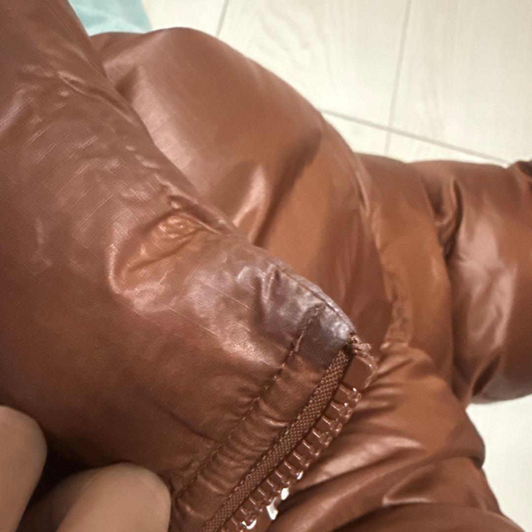 ザノースフェイス クロップドダウンジャケット ブラウン S