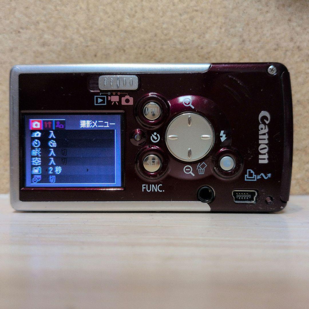 ★週末発送可★【動作品】Canon IXY DIGITAL 600 ボルドー