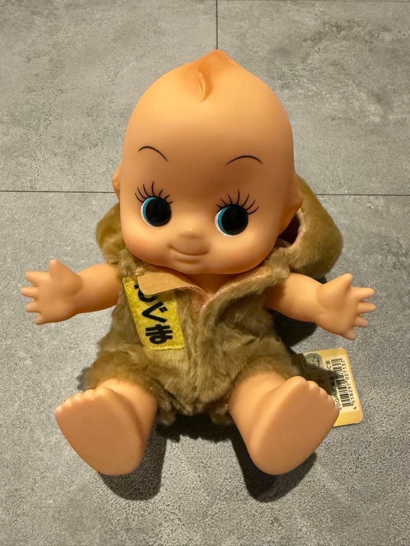希少　キューピー　コスチュームキューピー　北海道　ひぐま　タグ付き　BIG　人形