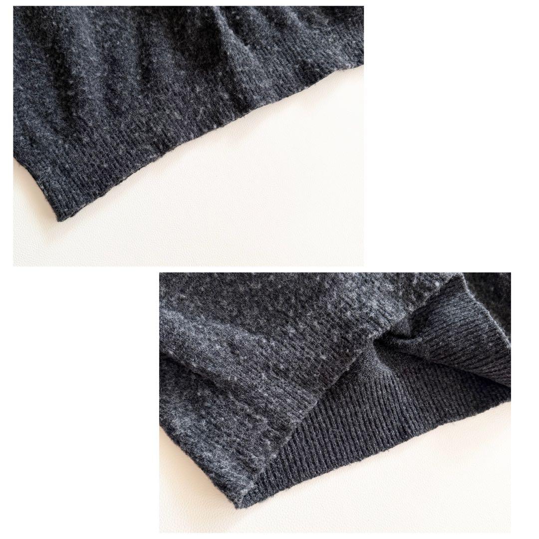 美品　CONFECT　コンフェクト　チーゼルニット　2024 グレー　長袖