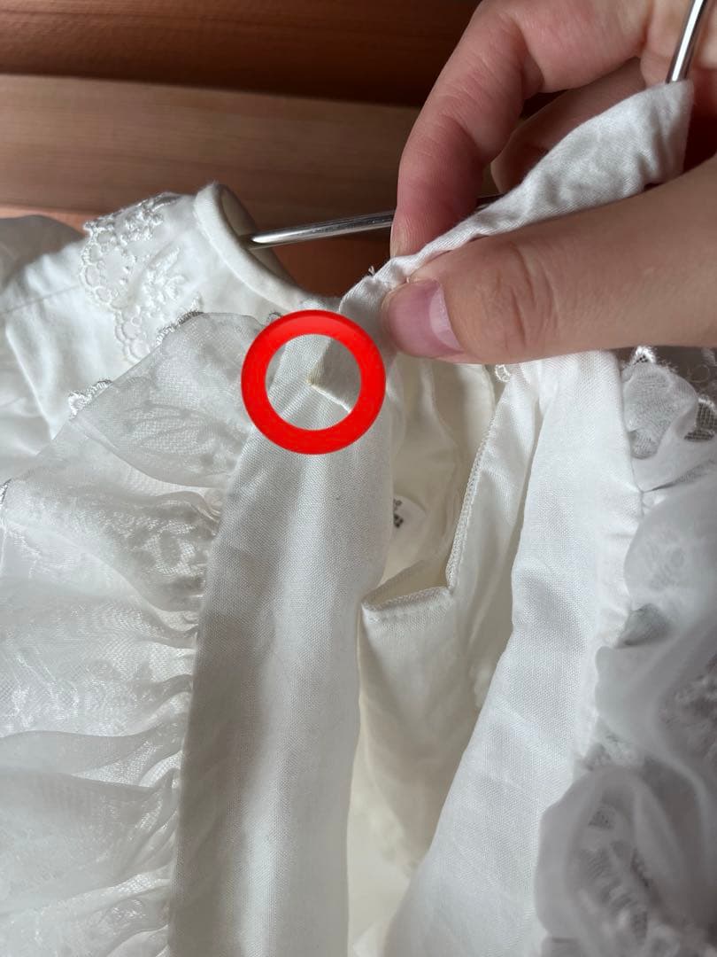 ベビードレス 帽子付き familiar ファミリア 退院着 お宮参り