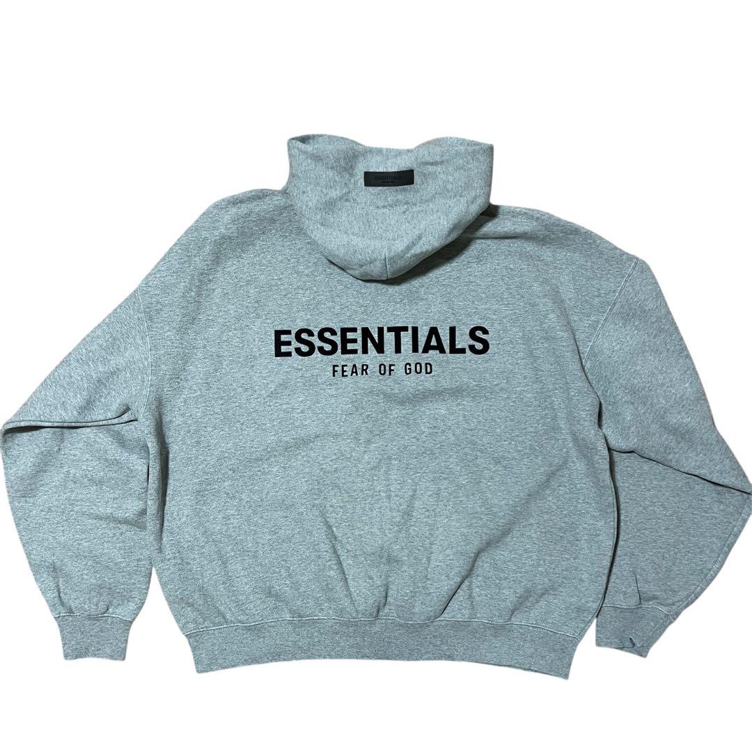 ESSENTIALS FEAR OF GOD パーカー グレー L