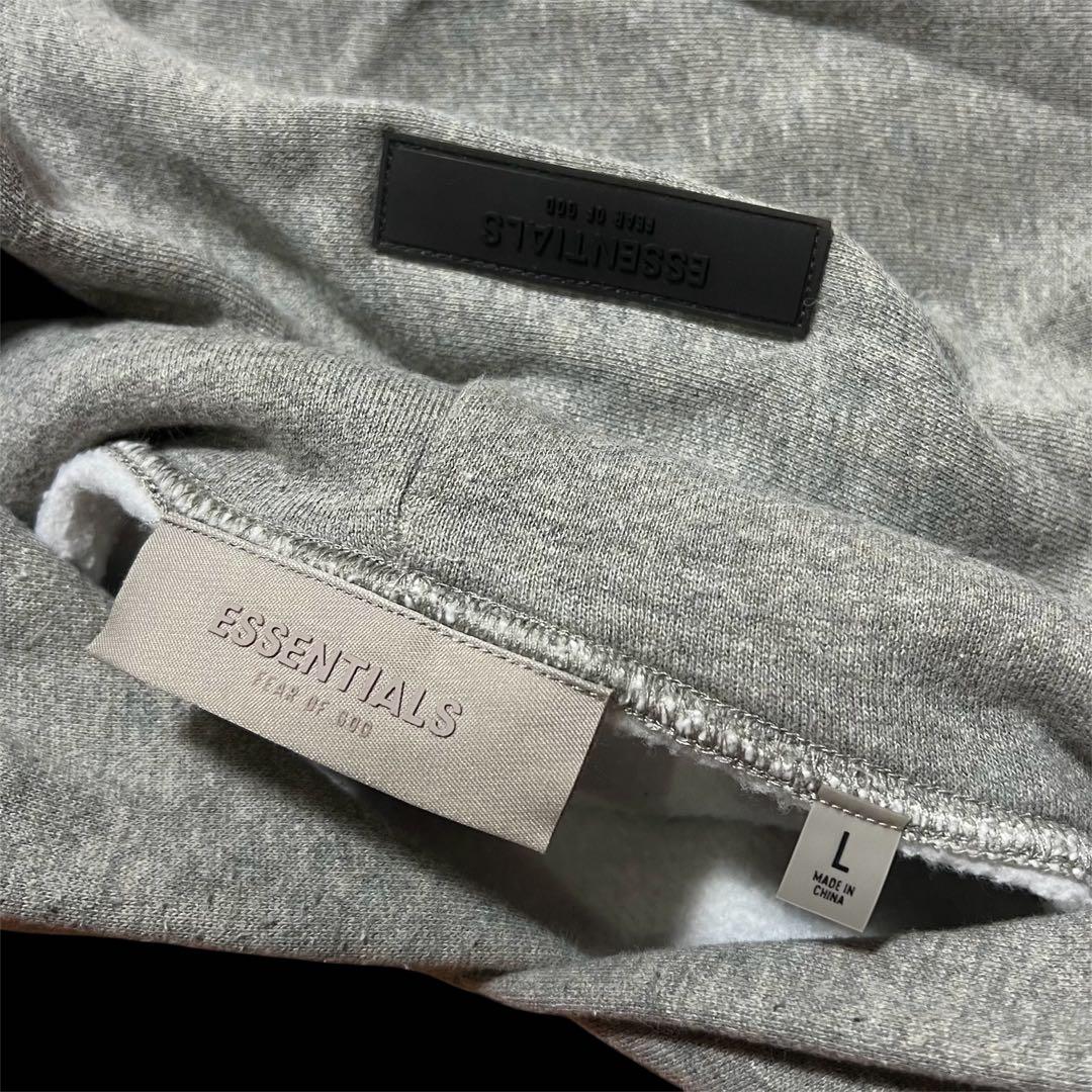 ESSENTIALS FEAR OF GOD パーカー グレー L