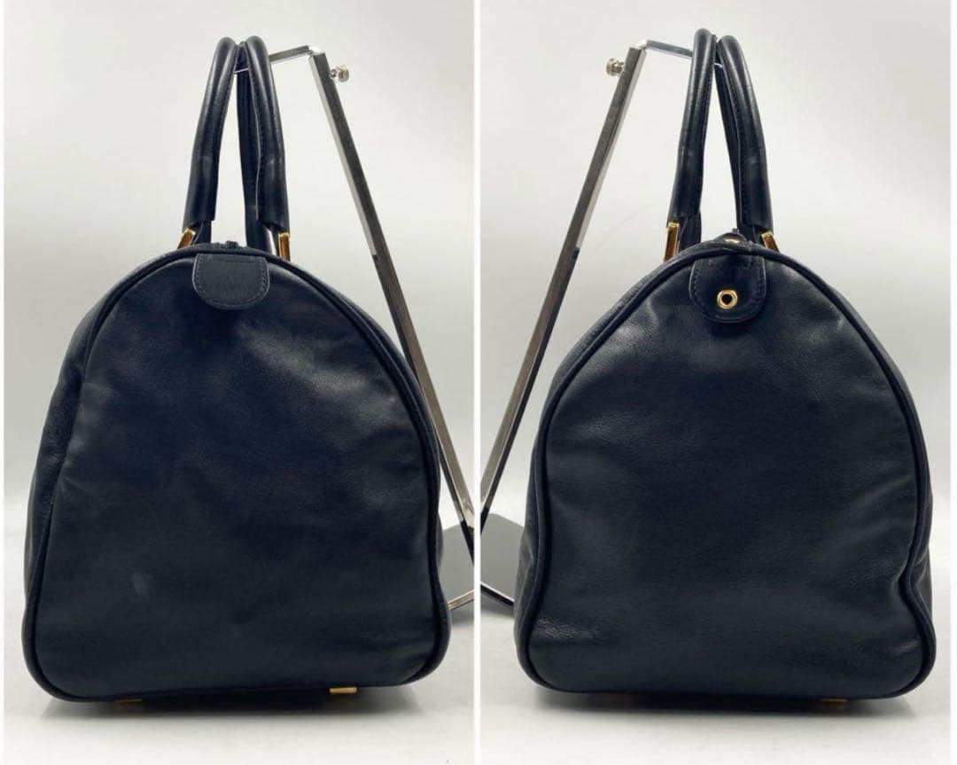 LOEWE ロエベ ミニボストン アマソナ アナグラム ハンドバッグ ブラック