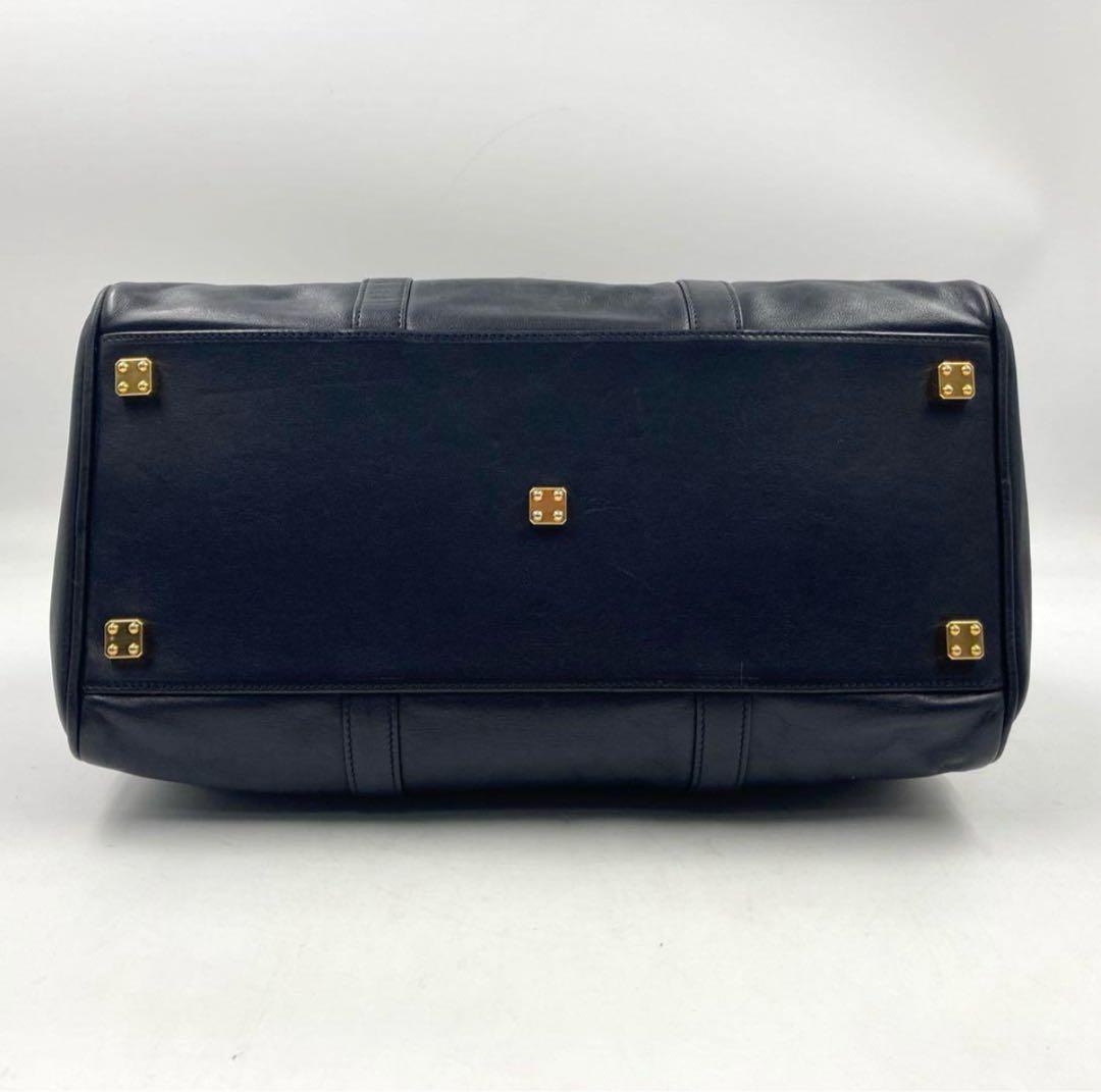 LOEWE ロエベ ミニボストン アマソナ アナグラム ハンドバッグ ブラック