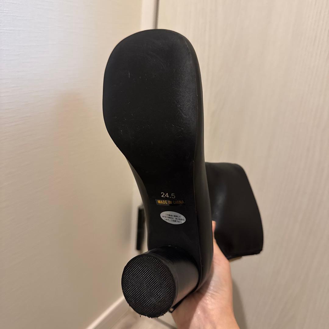 SLOBE IENA スクエアトゥショートブーツ