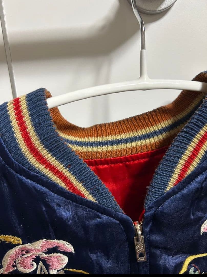 テーラー東洋　Mサイズ　龍刺繍　リバーシブル　スカジャン