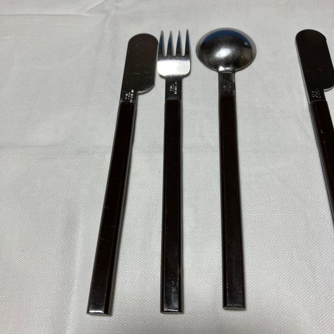 AIR FRANCE エールフランス　機内食　カトラリーセット3セット➕ナイフ1