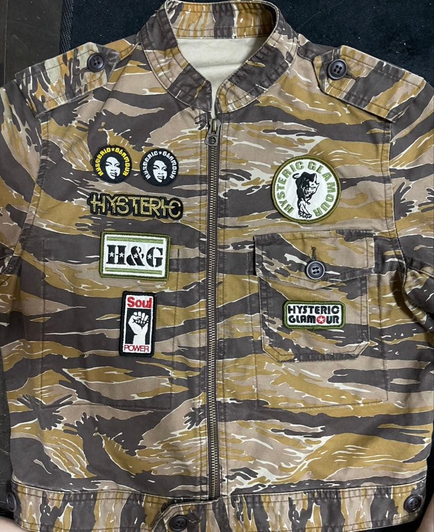 HYSTERIC GLAMOUR 迷彩柄 ジャケット
