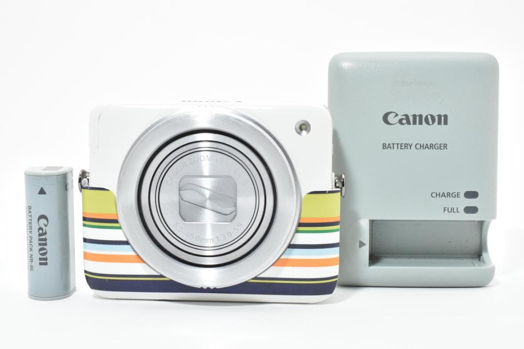 【美品】Canon PowerShot N ホワイト　動作確認済　充電器付☆