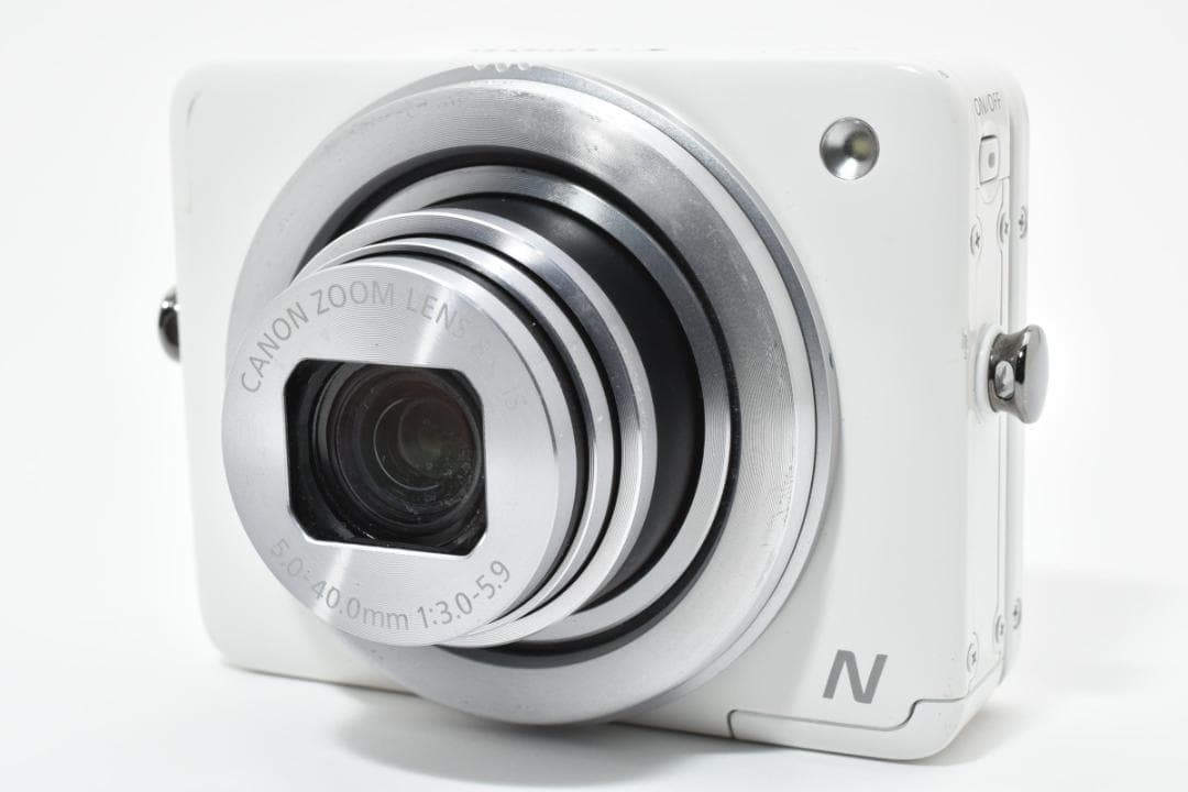 【美品】Canon PowerShot N ホワイト　動作確認済　充電器付☆