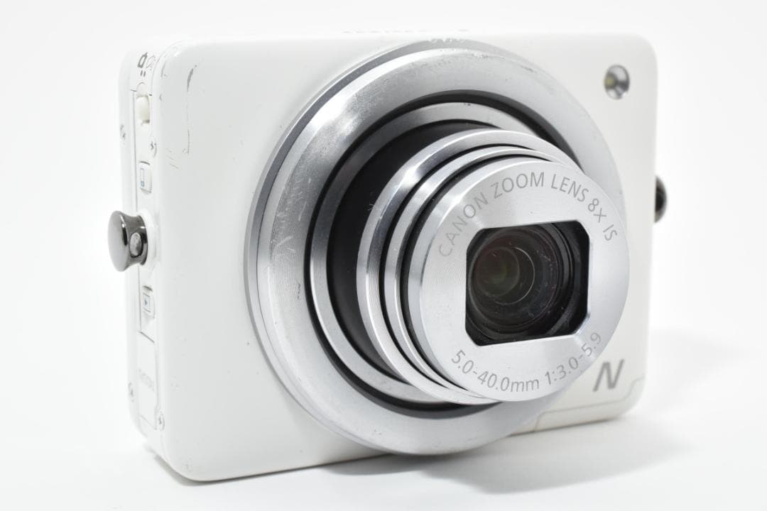 【美品】Canon PowerShot N ホワイト　動作確認済　充電器付☆