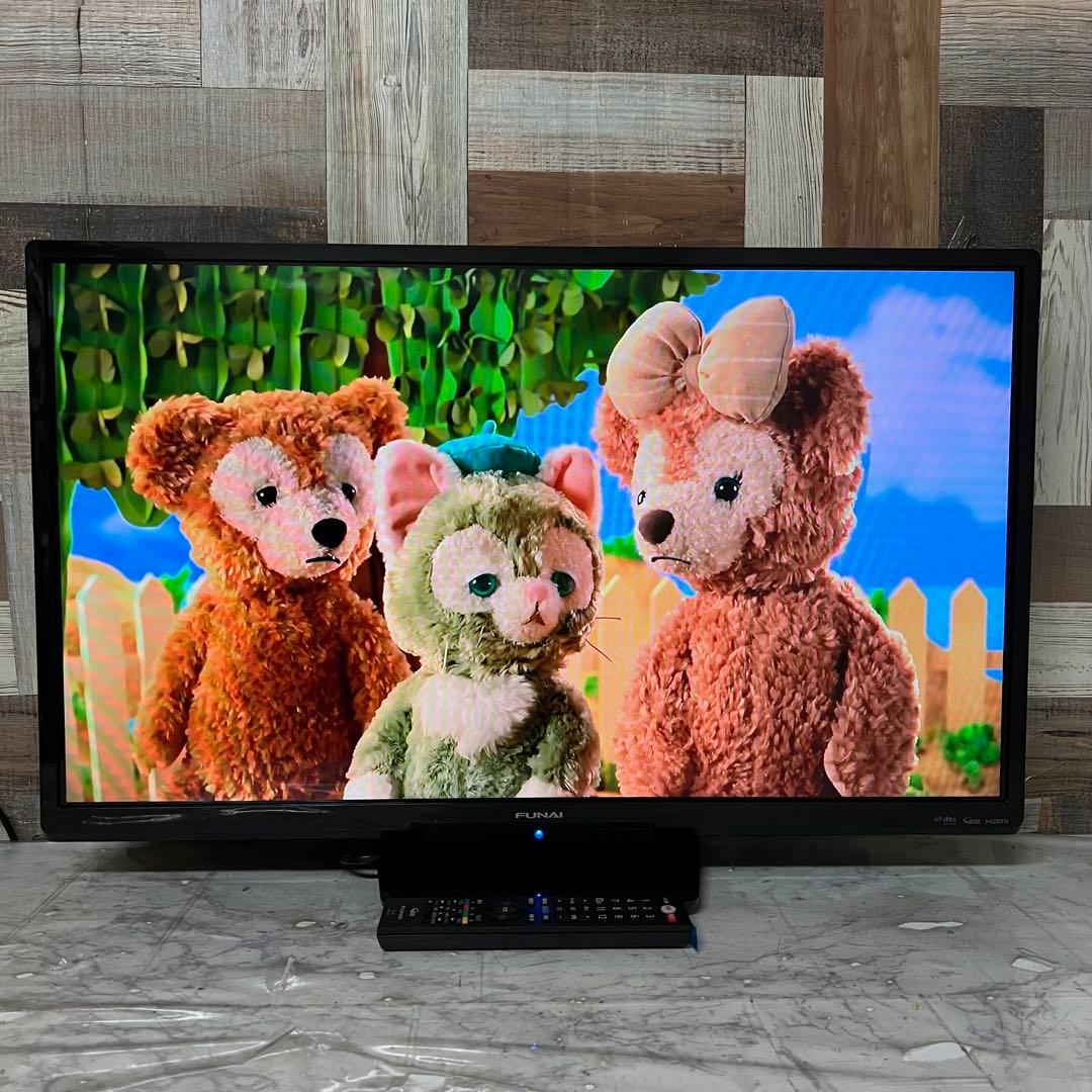 全国送料込❣️フナイ32型地デジBS CS液晶テレビ外付HDD対応(裏番組録画可