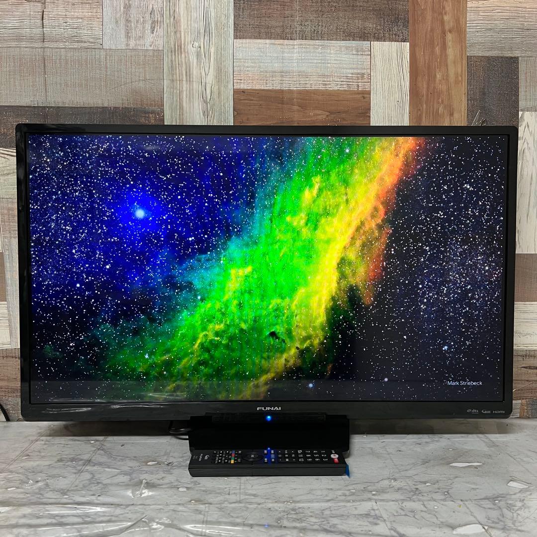 全国送料込❣️フナイ32型地デジBS CS液晶テレビ外付HDD対応(裏番組録画可