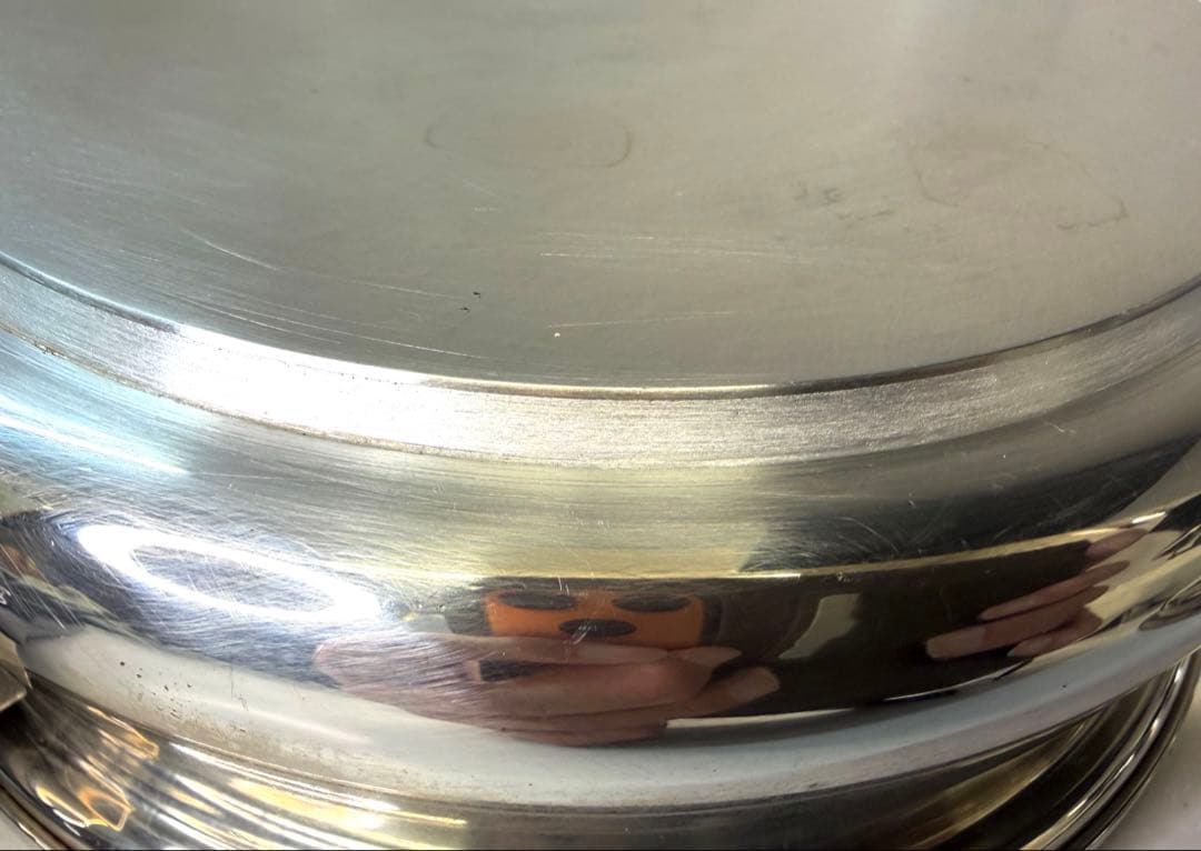 ロイヤルクイーン　小フライパン蓋付き　ガス　IH 両取手、片手ハンドル