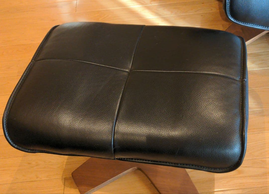 ★セットのお品です★リクライニングチェア 本革 オットマン付き ZEDERE