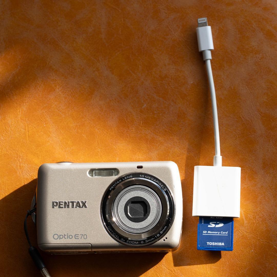 【単3電池で動く平成レトロなコンデジ】PENTAX optio E70