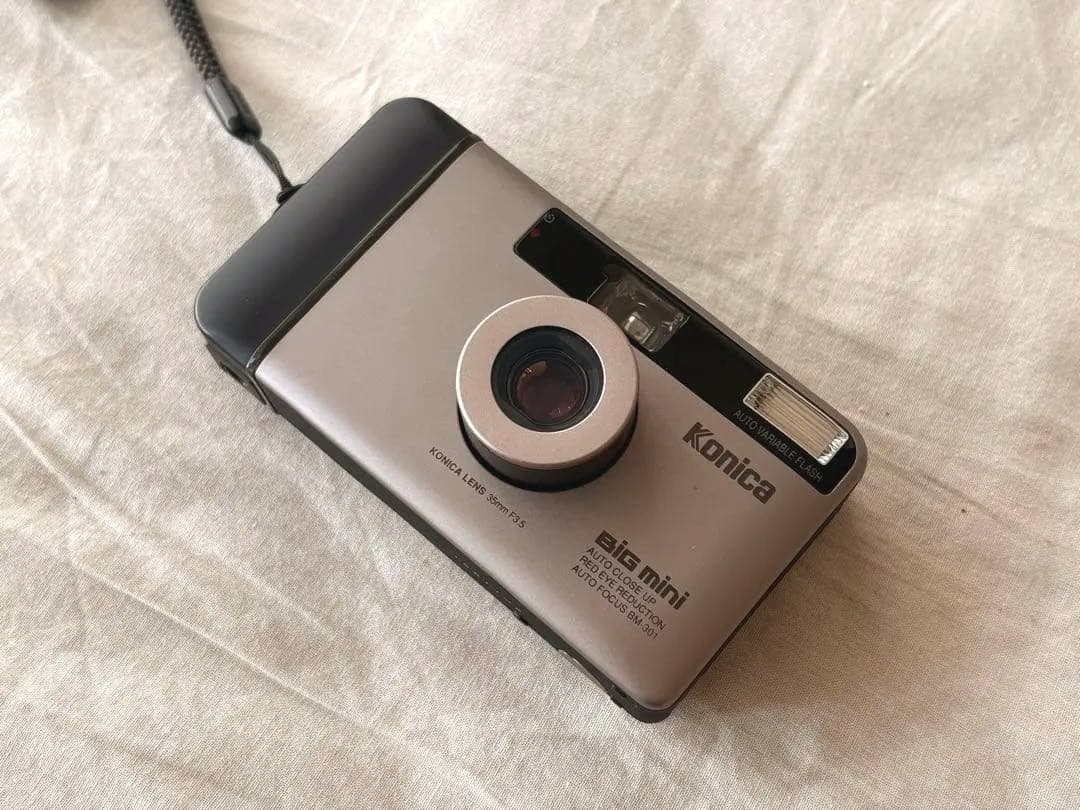 【美品】Konica BIG mini BM-301 コンパクトフィルムカメラ