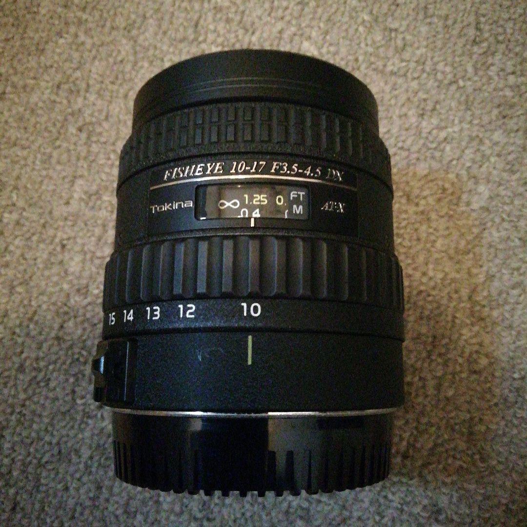 【中古】TOKINA10-17mm 魚眼 APS-C　Canon用