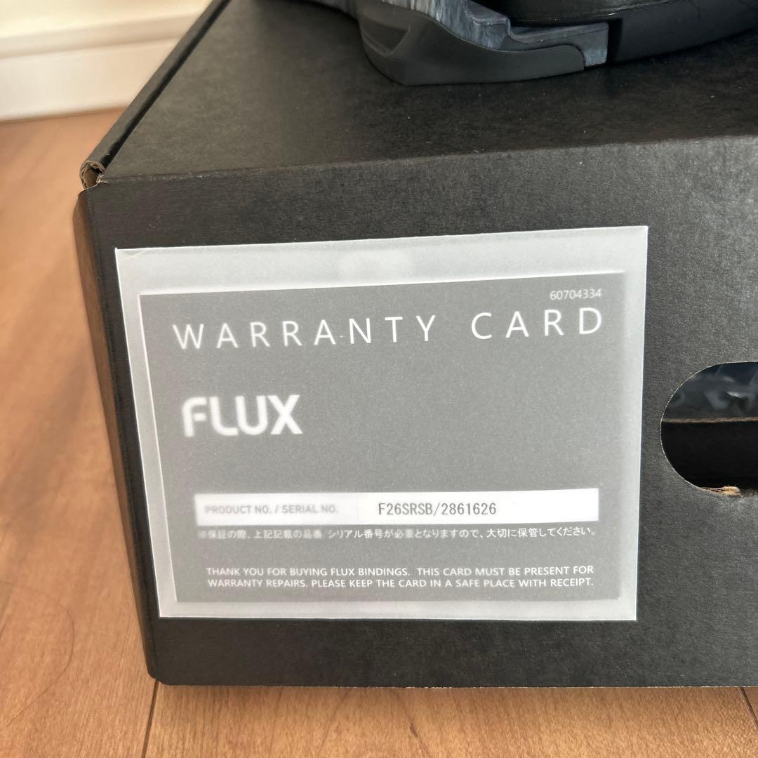 FLUX SR ビンディング 25-26'希少Sサイズ
